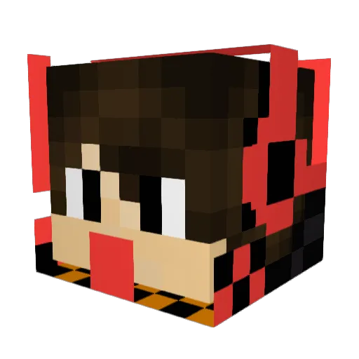 RSBGaming2 Minecraft avatar head, 3D render
