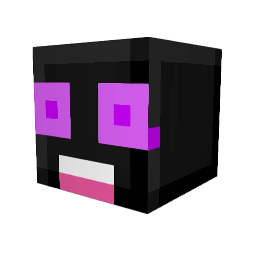 RSD1738 Minecraft avatar head, 3D render