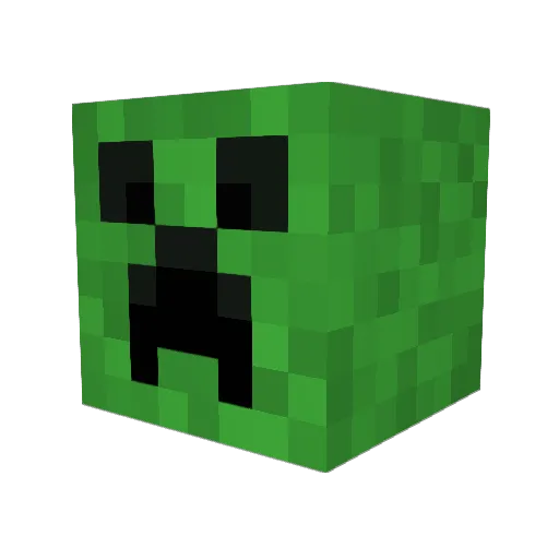 RSJ22 Minecraft avatar head, 3D render