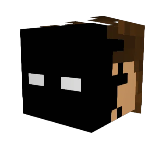 RSL_1218 Minecraft avatar head, 3D render