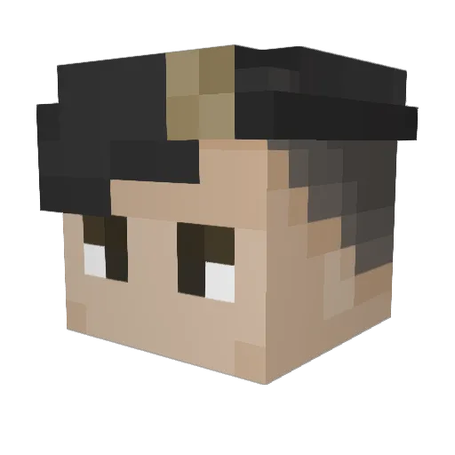 RSS_Lee_Kuan_Yew Minecraft avatar head, 3D render