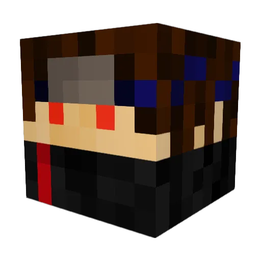 RSoniccc Minecraft avatar head, 3D render