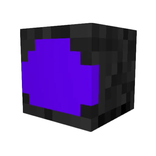 RTC_DIV Minecraft avatar head, 3D render