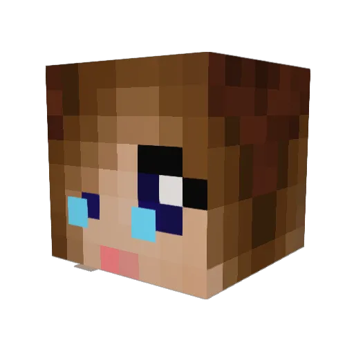RTEVinnie Minecraft avatar head, 3D render