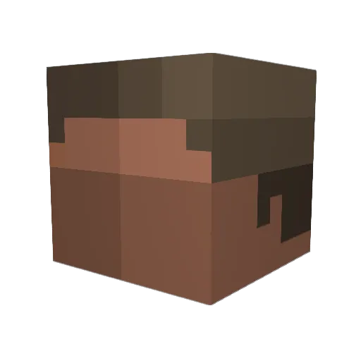 RTIJulas Minecraft avatar head, 3D render