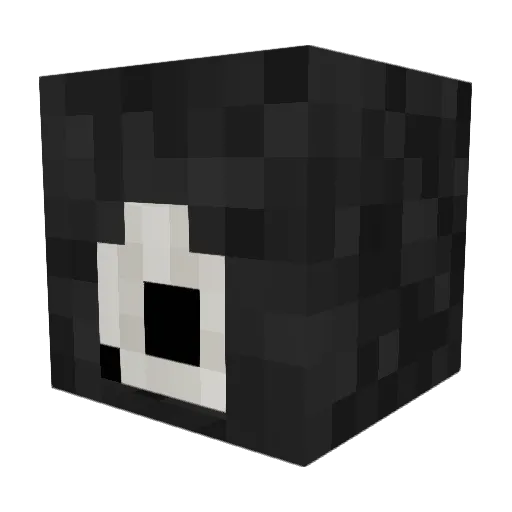 RTMC Minecraft avatar head, 3D render