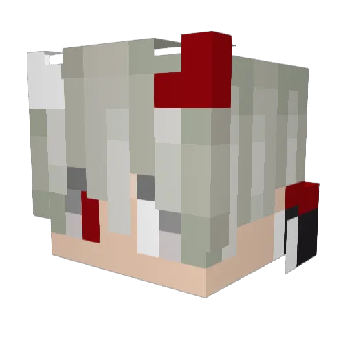 RTMP Minecraft avatar head, 3D render
