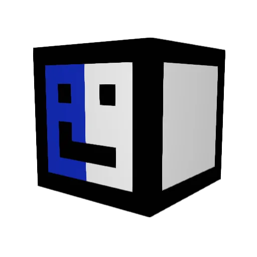 RTNKPP Minecraft avatar head, 3D render