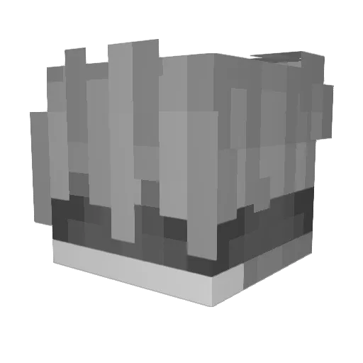 RTOTZ Minecraft avatar head, 3D render