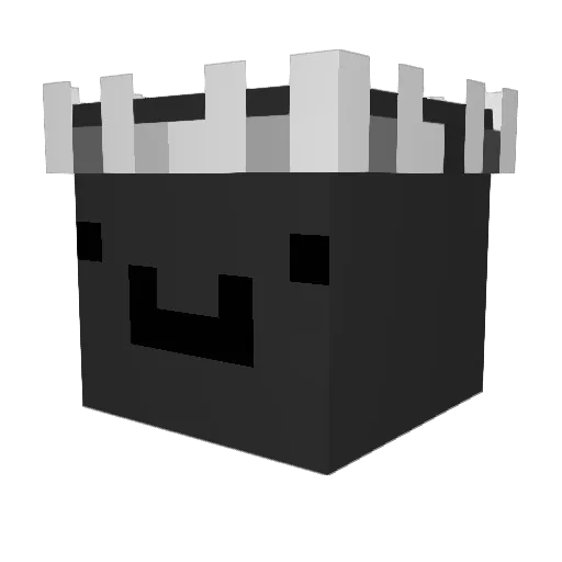 RTP3Z Minecraft avatar head, 3D render