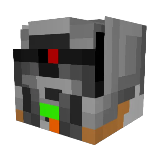 RTUDOR2012 Minecraft avatar head, 3D render