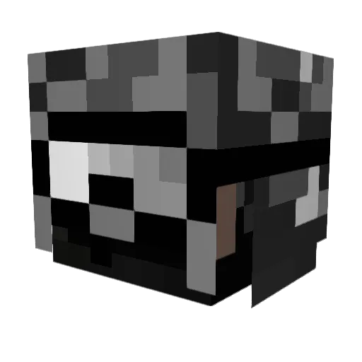 RTX2070_ Minecraft avatar head, 3D render