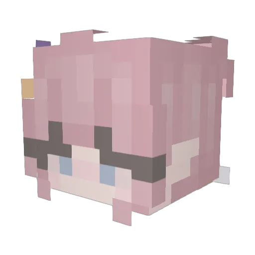 RTX3060Tiii Minecraft avatar head, 3D render