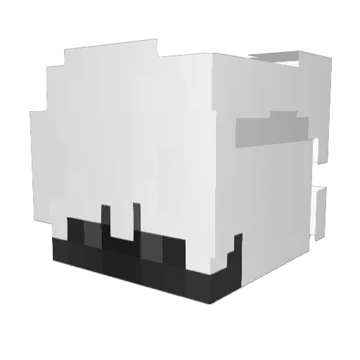 RT_SAYF Minecraft avatar head, 3D render