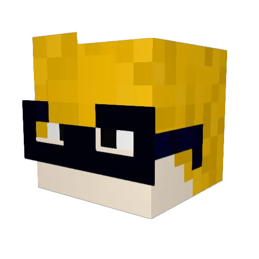 RTech2407 Minecraft avatar head, 3D render