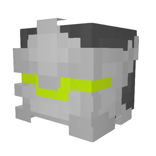 RTudi Minecraft avatar head, 3D render