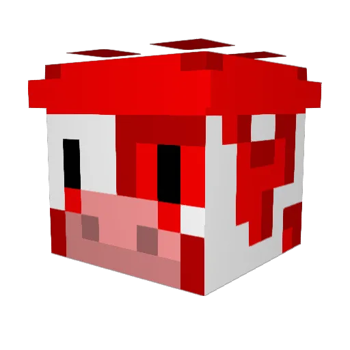 RUBASCRAK Minecraft avatar head, 3D render