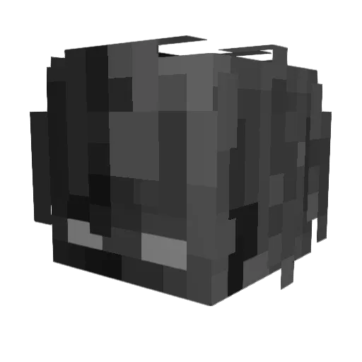 RUBYn4ik Minecraft avatar head, 3D render