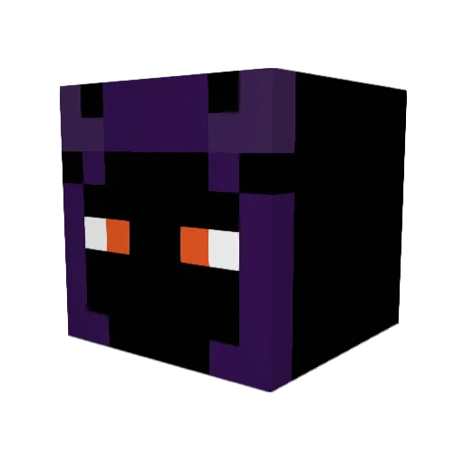 RUDIZIXS Minecraft avatar head, 3D render