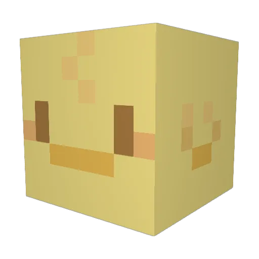 RUEI33 Minecraft avatar head, 3D render