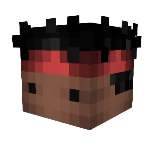 RUINEISMYD4D___ Minecraft avatar head, 3D render