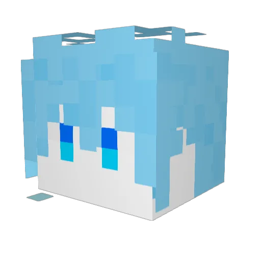 RUMMY0_0 Minecraft avatar head, 3D render