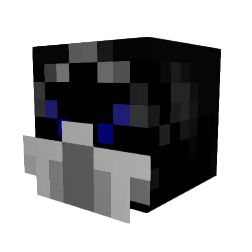 RUSH2KLUTCH Minecraft avatar head, 3D render