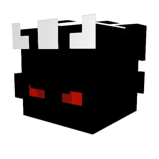 RUSHthx Minecraft avatar head, 3D render