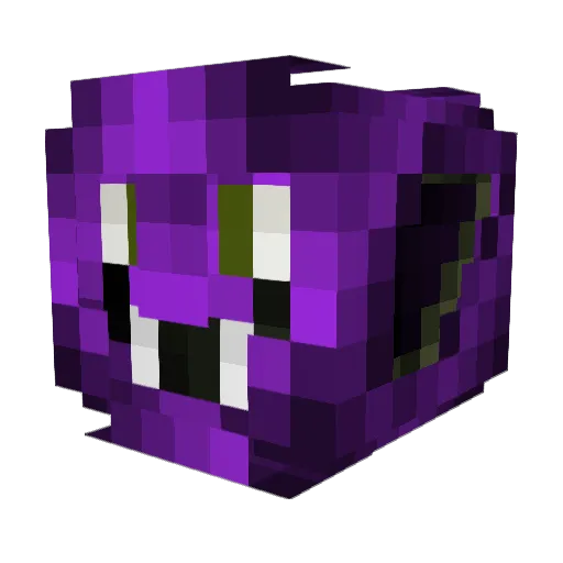 RUSSERWHAY Minecraft avatar head, 3D render