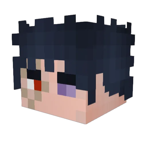 RUmBler123 Minecraft avatar head, 3D render