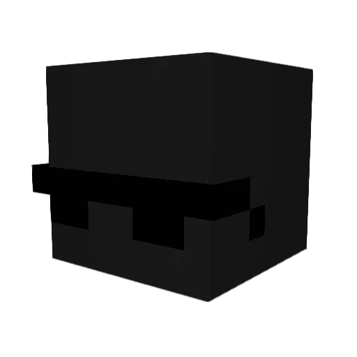 RVMS3Y Minecraft avatar head, 3D render