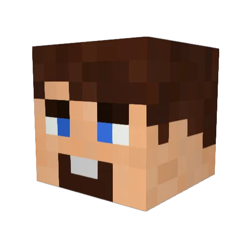 RVaughnB Minecraft avatar head, 3D render