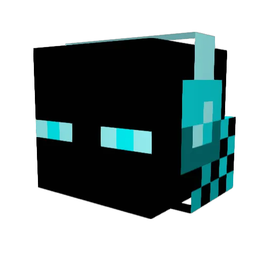 RWPear Minecraft avatar head, 3D render