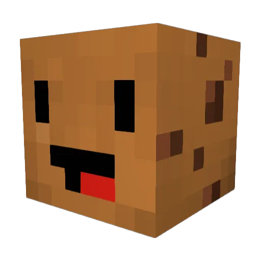 RWboa Minecraft avatar head, 3D render