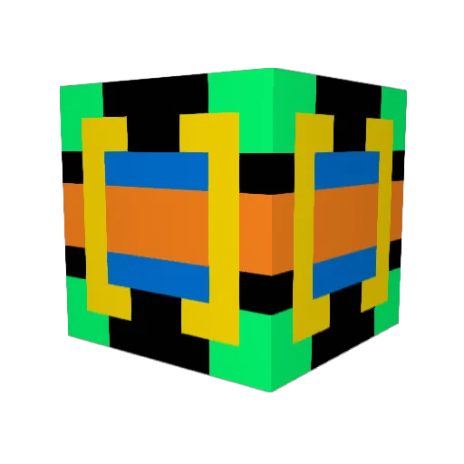RWizzle Minecraft avatar head, 3D render
