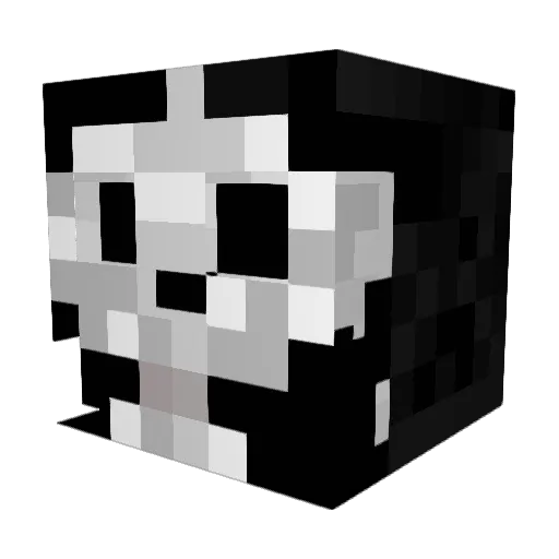 RXZFX Minecraft avatar head, 3D render