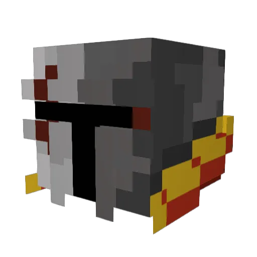 RXknite Minecraft avatar head, 3D render