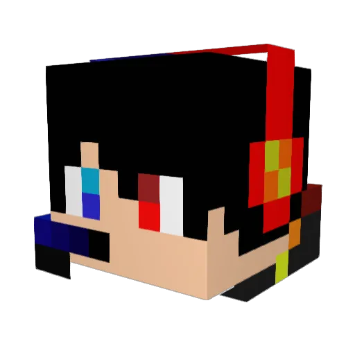 RYAN12DYLAN Minecraft avatar head, 3D render