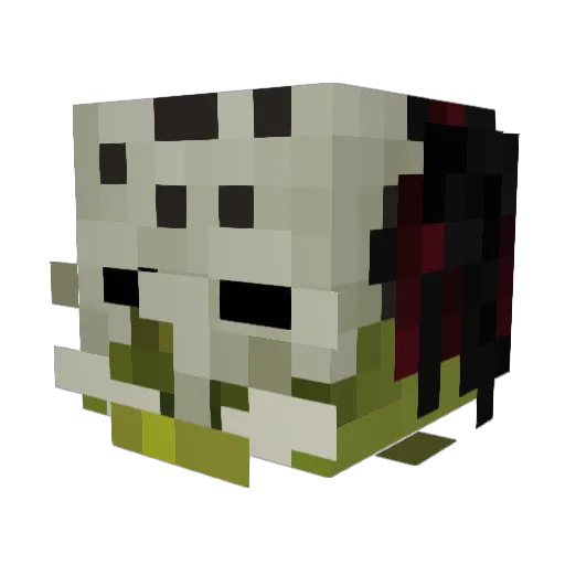 RYCHIEMK Minecraft avatar head, 3D render