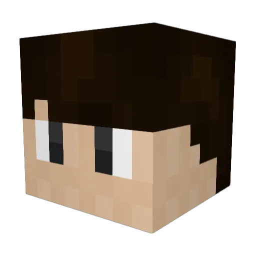 RYDERRZZ Minecraft avatar head, 3D render