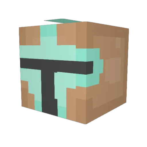 RYKHellion Minecraft avatar head, 3D render