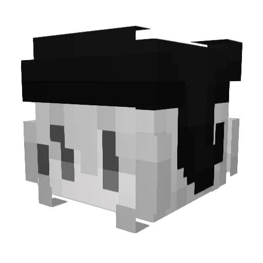 RYTE9010 Minecraft avatar head, 3D render