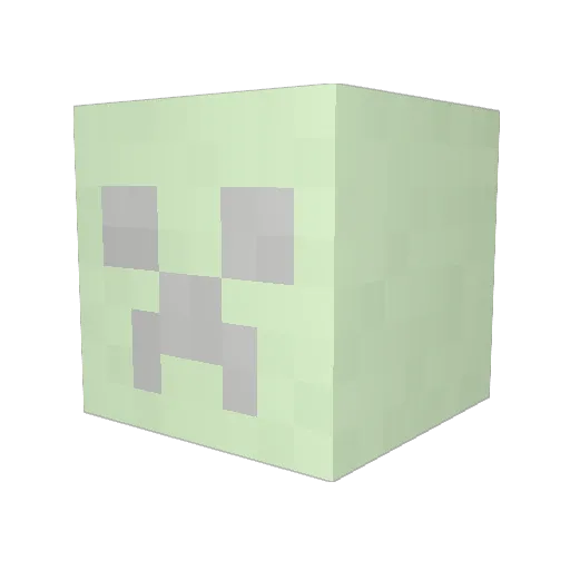 RYUJPS Minecraft avatar head, 3D render