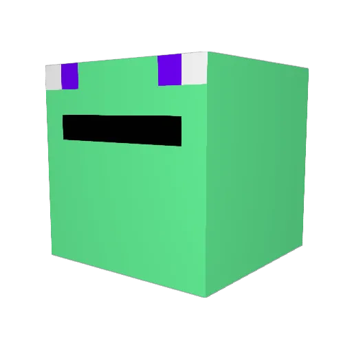 RYZ3Xll Minecraft avatar head, 3D render