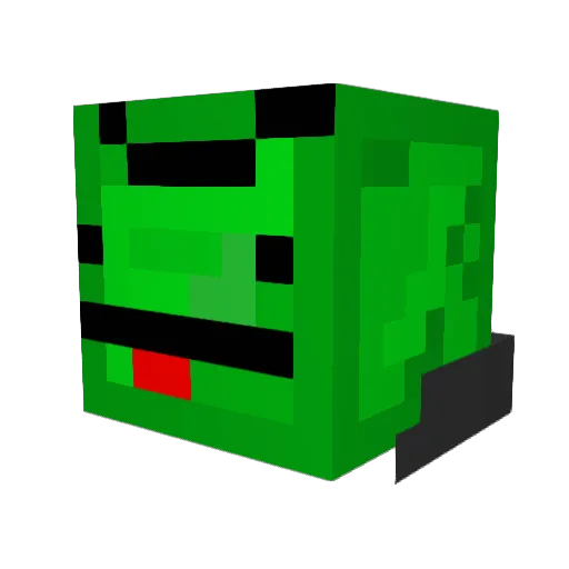 RYdxr246 Minecraft avatar head, 3D render