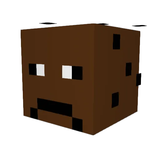 RZArab Minecraft avatar head, 3D render