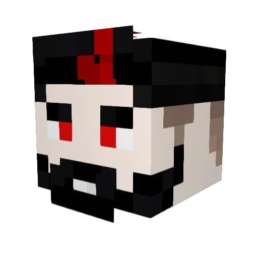 RZRemix Minecraft avatar head, 3D render