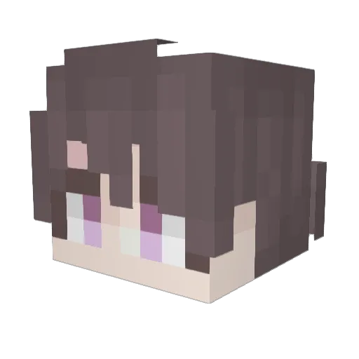 RZXX_ZXZ Minecraft avatar head, 3D render