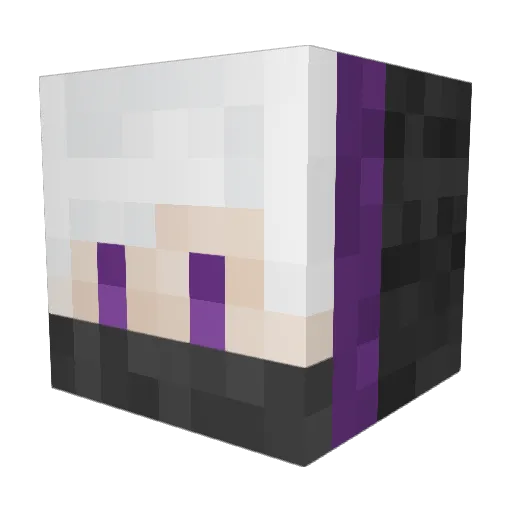 R_3k Minecraft avatar head, 3D render