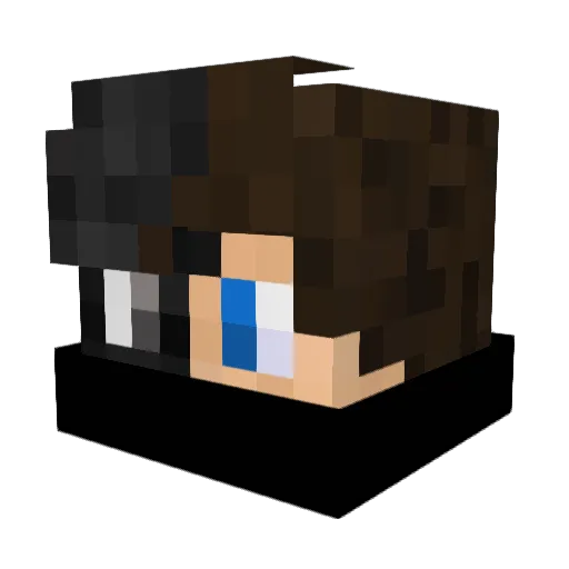 R_A_Z_E Minecraft avatar head, 3D render